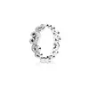 925 Sterling Silver Womens Diamond Ring Mode Pandora Stijl Ringen Sieraden Veer Liefde Bruiloft Engagement Ringen voor Vrouwen