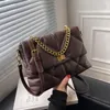 Large Capacity Women's Bag Fashion Messenger Shoulder Bag Senior Soft Leather Chain Bags