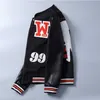 Jaquetas masculinas Letter Jaqueta de regulamento de seta Jaqueta personalizada de beisebol Varsity Jaqueta manga de couro Letterman Jaqueta Personalização de alta qualidade