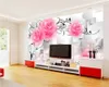 Beibehang Custom Wallpaper Home Decor Mural Fantasy Roses 3D TV Bakgrund Vägg vardagsrum sovrum 3D