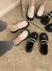 Ayakkabı Kadın Flats Oxfords Tüm Maç İngiliz Tarzı Modu Takunya Platformu Elbise Deri Kış Tiki 2022 Yeni Creepers PU Moda