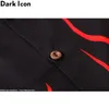 Dark Icon Flame Shirt Men Vintage Street Men's Shirt Summer Hawaiian Shirt Man Clothing 220222