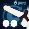 20222022Vibrating Massage Penis Ring for Men Erection Support Pleasure Enhance Triangular Silicone Cock Ring with 10 Intense Vibr7510516