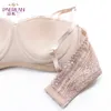 PAERLAN Push Up Soutien-gorge en dentelle sexy sans couture Petit sein 1/2 Demi-tasse Fil gratuit sur les sous-vêtements de robe de mariée LJ200821