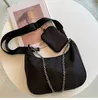 2 peças 2021 bolsa de ombro de alta qualidade bolsas de nylon vendendo mulheres luxurys moda designers sacos clássico senhoras diagonal