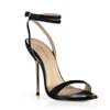 Chmile Chau Sexy Party Shoes Women Stiletto High Metal Heels Ankle Strap Ladies Sandal Plus storlekar 10 5 Zapatos Mujer 3845 I8 Y200702