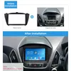 Splendida fascia per autoradio 2 Din per HYUNDAI TUCSON IX35 2010 Installa telaio Pannello DVD Interfaccia stereo No GAP Trim kit