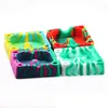 2021 Square Ash Tray Silicone Ashtray Smokeless Smoke Swirl (Food Grade Silicone) Safe Glass Holds