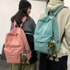 Femmes Pour HOCODO Nylon Sac À Dos Étanche Sac À Dos Unisexe Pure Color Sac À Dos Femme Épaule Packbags Étudiant Bookbag 202211