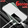 Power Bank 40000MAH Portable Charging Poverbank Mobiltelefon Extern Batteriladdare PowerBank 20000 MAH för Xiaomi MI6081917