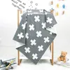 Couvertures de bébé tricotées pour les nouveau-nés Bebes Swaddle Wrap Couverture Candy Couleur Infantil Poussette Canapé Literie Couvre Enfant Quilts LJ201105