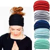 Moda Renkli Kaymaz Elastik Kıvrımlar Yoga Saç Bandı Geniş Spor Kafa Koşu Aksesuarları Yaz Streç Hairband