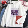 Hxh Hunter x Hunter Hisoka Kurapika Hoodies Hommes Killua Zoldyck Devil Eye Sweatshirts Anime Hip Hop Sweat À Capuche Streetwear Tops Homme Q1222