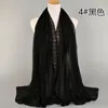 lenço monocromático strass strass verticais hijab lenço das mulheres das mulheres étnicas chiffon