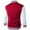 Nouveaux hommes / garçon veste de baseball hommes design de mode vin rouge hommes slim fit collège varsity veste hommes marque élégante veste homme 3XL1