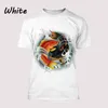 Nytt mode 3D Tryckt Koi Fisk Lucky Fish Tees Kortärmad T-shirt för män / Kvinnor Toppar Unisex Casual T-shirt G1222