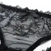 Varsbaby sexy fil de dentelle sans doublure lingerie ensemble soutien-gorge + culotte + tongs + jarretière + bas 5 pcs LJ201031