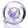 Lila Fab Egg Bong Glas Rauchpfeifen Rauchpfeifen mit handgefertigtem Glas zum Rauchen mit 14mm Banger Kostenloser Versand