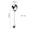 Ice Cream dessert Spoon Candy handle coffee Coffee Spoon Gold Stainless steel Kitchen bar Flatware tableware will and sandy new