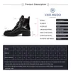 VAIR MUDO Ankle Boots Fashion Snow Boot Waterproof platform Thick bottom Shoes Women Genuine Leather Winter Wool Thick Heel DX14 201028