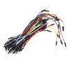 Breadboard Jumper Fili sperimentali Dupont Cable Solderlesslessless flessibile maschio a maschio filo di rame nudo in plastica di plastica più grande diametro 4mm DH9999