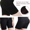 LAZAWG Butt Lifter body shaper firm belly control Shapewear High Waist Shorts Mid Thigh Slimmer Girdle Panties with Hook 201222
