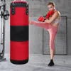 Sac de boxe entraînement Fitness Gym suspendu coup de pied lourd sac de sable équipement de musculation exercice videLourd sac de boxe1264M9698219