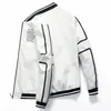 メンズボンバージッパージャケットメン用ブランドカジュアルメンズジャケットコートプリント品質外アウターウェアオスブラック0625 201128