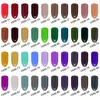 Nail Art Kits Acrylic Powder Set 10pcs One Pack Dipping Dust For Decoration 10g/Jar 10 Color/Pack Carved Pattern Manicure