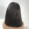 Bob Lace 13x4 Perucas frontais Brasileiras Cabelo Virgem Retalado Lace Frontal Human Human Wigs Swiss Lace Frontal Wig Prejogado