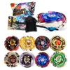 40 дизайнов Созвездие Beyblade Burst Fusion 4D Beys Blade Fidget Spinner Toy Battle Beyblades Металлический сплав с пусковыми лаунчиками Гиро Спиннинг Наборы игрушки для детей