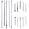 5pcs/set Blackhead Comedone Acne Pimple Blackhead Remover Tool Spoon for Face Skin Care Tool Needles Facial Pore Cleaner