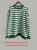 Toppies Striped Fleece Hoodies Sweatshirt Höst Vinter Par Pullover Toppar Långärmad Stora Toodless 220308