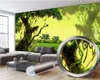 Personalizado 3D Wallpaper Paisagem da fantasia Pastagem cenário romântico Paisagem decorativa 3d Wallpaper costume Photo Mural