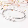 Pulseira de pulseira do Dia dos Namorados de Titânio 1 linha 1 linha de diamante full pankets feminino jóias de moda para amante No presente sem caixa