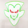 Lampe d'Halloween en forme de masque de vampire pour la maison, le bar, la salle à manger, la décoration de fête, le festival, les accessoires d'ambiance, néon en plastique LED 12 V super lumineux, éclairage de vacances