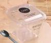 Clear Cake Box Transparent Square Mousse Plastic Cupcake Boxes With Lid Yoghourt Pudding Wedding Part bbytfj bdesports