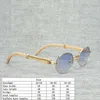 2022 Factory Wholesale High Quality Model Vintage Buffalo Horn Men Accessories Round Natural Wood Gafas Sun Glasses Oculos Shades Luxury Eyeglasses Sunglasses