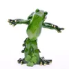 MYBLUE Kawaii Jardin Titanic Amoureux Grenouille Prince De Mariage Figurine Nordique Maison Chambre Décoration Accessoires Saint Valentin Cadeau 201201