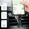 Nouveau Support de téléphone automatique par gravité pour iPhone/Samsung, Clip de ventilation de voiture, Support de téléphone portable, accessoires de Support de téléphone portable