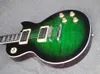 1958 Slash Signed 2017 Limited Edition Anaconda Burst Flame Top Green Electric Guitar Dark Brown Mahony Body2476210