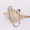 Andy Jewel Authentic 925 Sterling Silver Beads reliëf harten veiligheidsketen charmes past bij Europese pandora -stijl sieraden armbanden ketting 796457cz