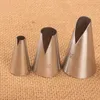 3 Piece Set Nozzle Stainless Steel Cream Cake Desserts Decoration Tool Kitchen Baking Accessory Nozzles Gifts New Arrival 3 1mf F2