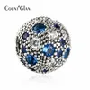 FIT BRACELETA 2017 SUMPLAR NOVAS ESTRELAS COSMicas azuis Flipe Flipe Biço para jóias Fazendo 925 STERLING Silver Decorative Stopper Bead1574037