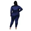 womens long sleeve jacket plus size outfits 2 piece set jacket sportswear tracksuit jogging sport suit sweatshirt tights sport suit klw5557