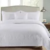 Bedding Sets Soft Cotton Bed Cover Set White Beige Green Pink 3Pcs Queen Double Size Quilted Spread Sheets Blanket9238624