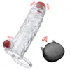 sexy Toys for Couples Penis Sleeve Vibrator with Remote Control Vagina Erotic Shop 18 Intimate Goods Condomss itoys Men4631695