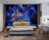 Space Mushroom Forest Castle Tapestry Fairytale Trippy kleurrijke Dragon Wall Hangend Tapestry voor Home Deco Tapestry Mandala T200601