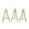 7x12.5cm mini wooden tripod easel Small Wood Display Stand for Artist Painting Business Card Displaying Photos Painting Supplies Wood