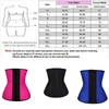 Látex cintura trainer feminino treino espartilho cincher corpo shaper aço desossado borracha látex espartilho esporte shaperwear281o